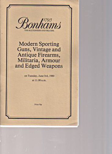Bonhams 1980 Sporting Guns, Vintage, Antique Firearms etc