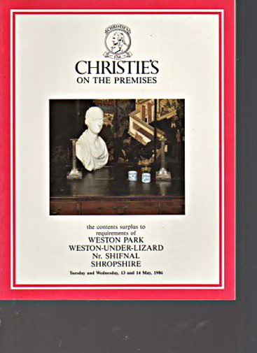 Christies 1986 Contents of Weston Park, Shropshire