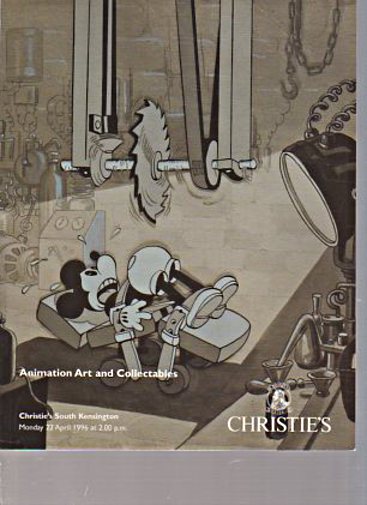 Christies 1996 Animation Art and Collectables