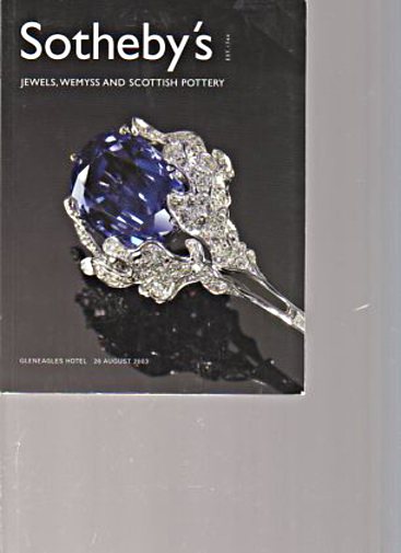 Sothebys 2003 Jewels, Wemyss & Scottish Pottery