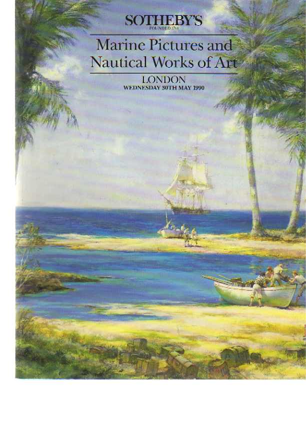 Sothebys 1990 Marine Pictures & Nautical Works of Art