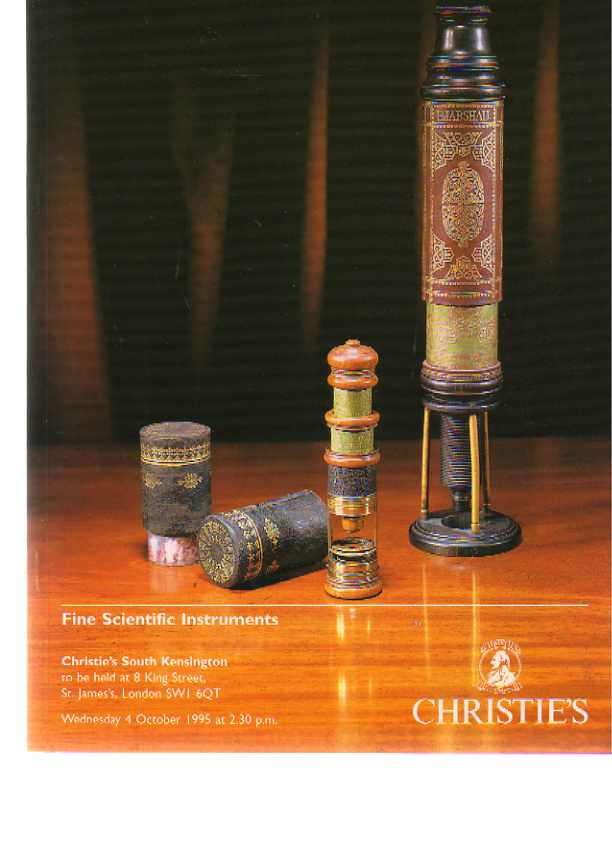 Christies 1995 Fine Scientific Instruments
