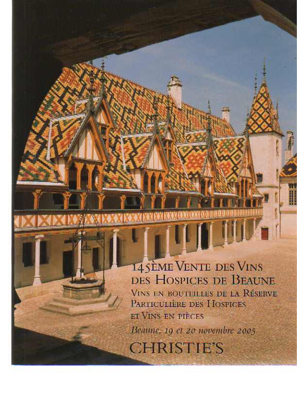 Christies 2005 Wine from the Hospices de Beaune