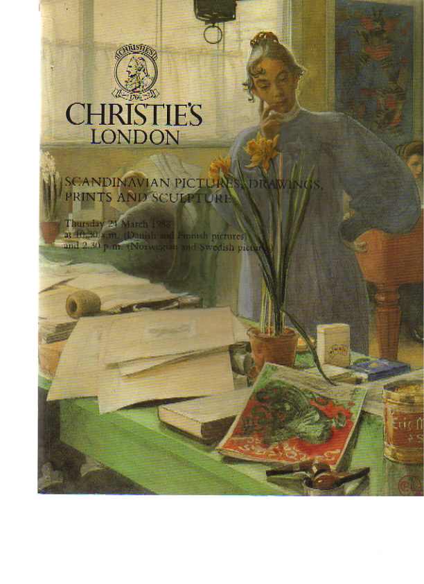 Christies 1988 Scandinavian Pictures, Drawings, Prints Sculpture