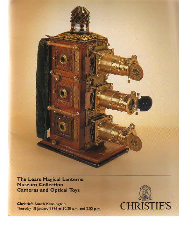 Christies 1996 Lears Magical Lanterns, Cameras and Optical Toys