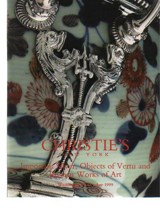 Christies 1999 Important Silver, Vertu, Russian Works of Art