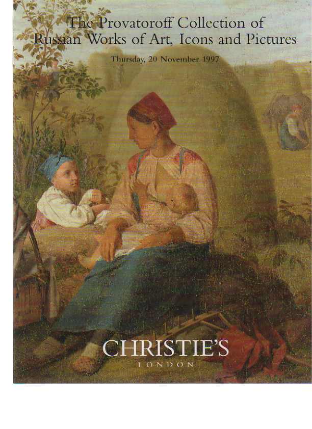 Christies 1997 Provatoroff Collection Russian Works of Art Icons