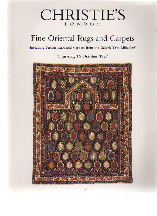 Christies 1997 Oriental Rugs & Carpets, Mikaeloff Collection