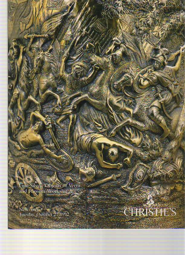 Christies 1992 Fine Silver, Vertu & Russian Works of Art