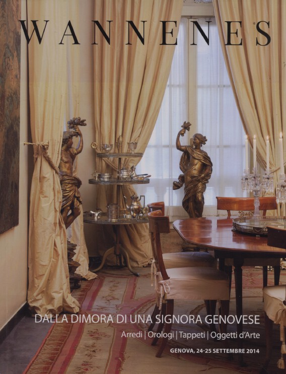 Wannenes Sept 2014 Genoa Residence of a Lady - Furniture, Clocks, Carpets, WoA