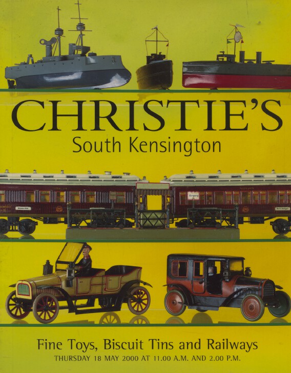 Christies May 2000 Fine Toys, Biscuit Tins and Railways