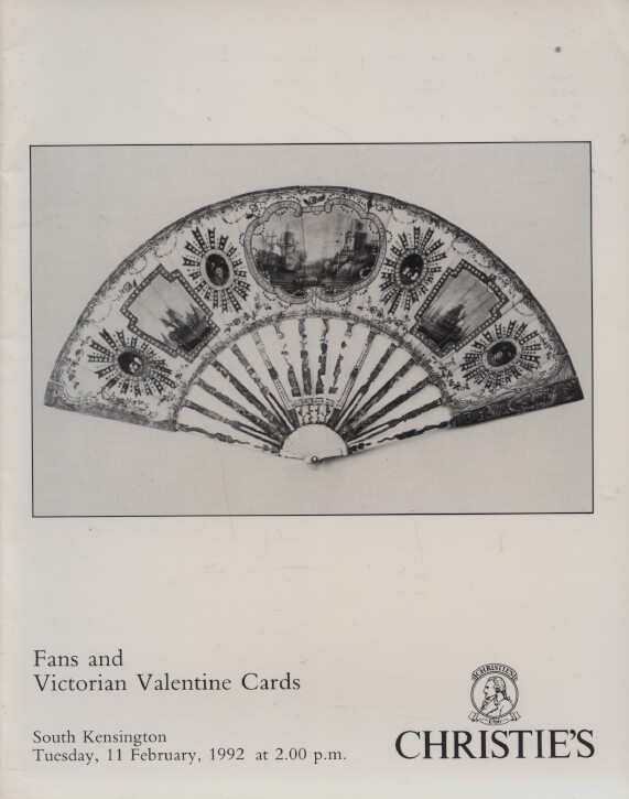 Christies February 1992 Fans and Victorian Valentine Cards