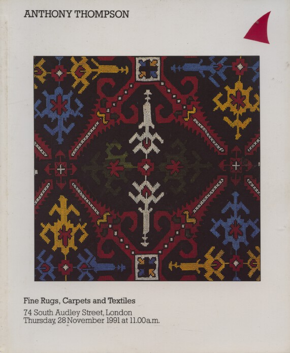 Anthony Thompson November 1991 Fine Rugs, Carpets and Textiles