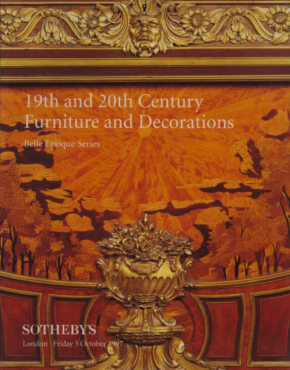 Sothebys October 1997 19th & 20th Century Furniture, and Decorations