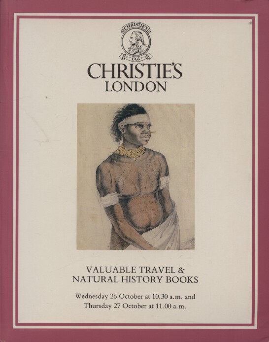 Christies October 1988 Valuable Travel & Natural History Books