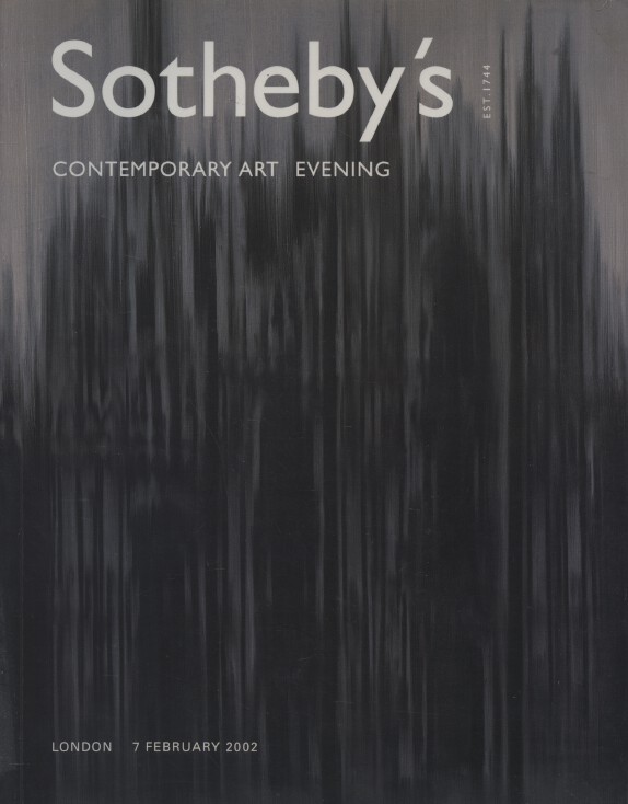 Sothebys February 2002 Contemporary Art Evening - Click Image to Close