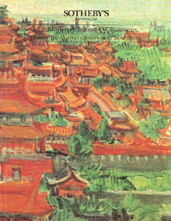 Sothebys October 1994 Fine Modern Chinese Paintings, Drawings & Sculpture