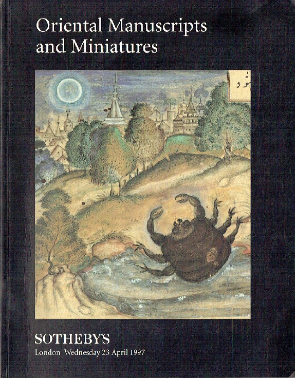 Sothebys April 1997 Oriental Manuscripts and Miniatures