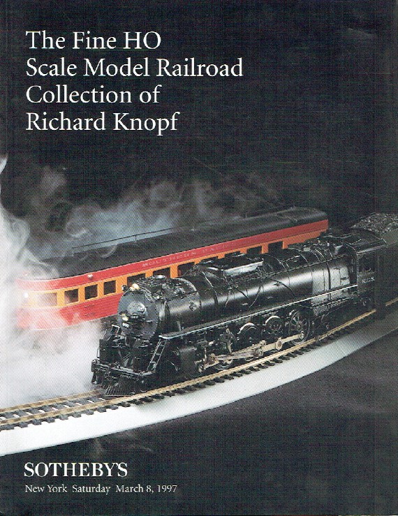 Sothebys March 1997 The Fine HO Scale Model Railroad in the Richard Collection