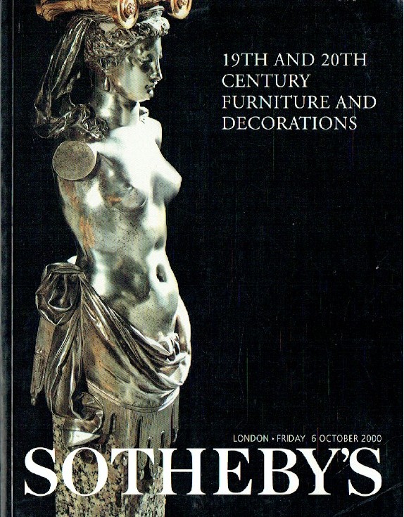 Sothebys October 2000 19th and 20th Century Furniture and Decorations