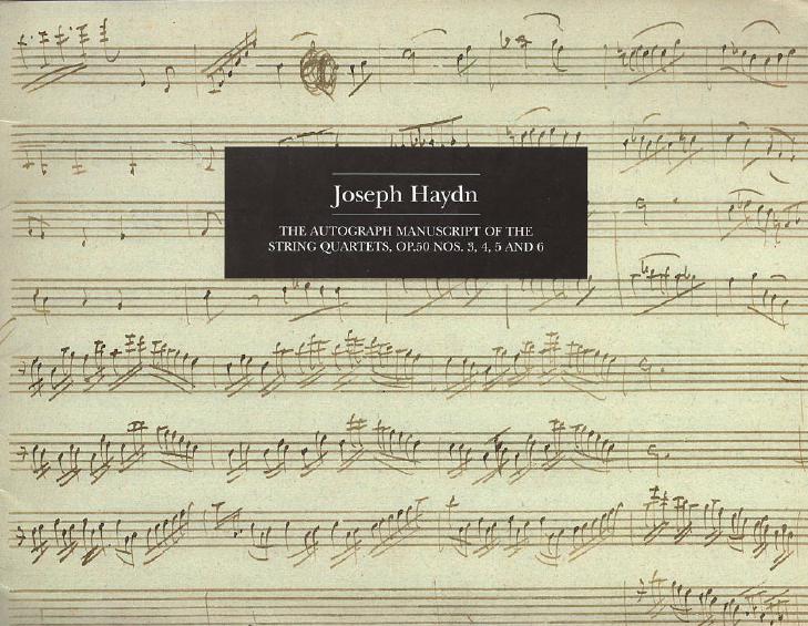 Sothebys May 1995 Joseph Haydn - Autograph Manuscript