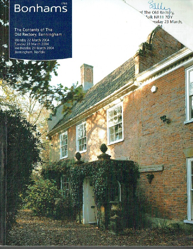Bonhams 2004 The Contents of The Old Rectory, Banningham