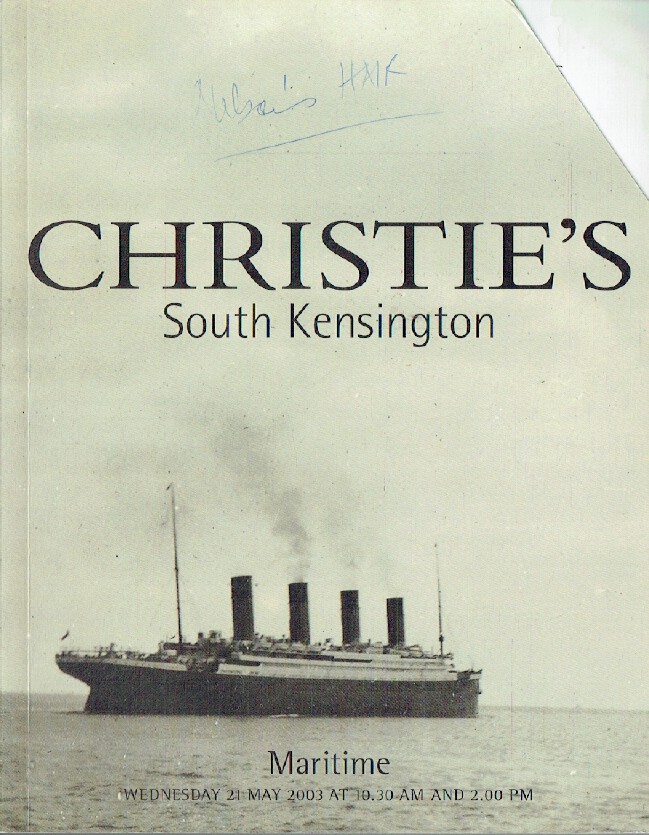Christies 2003 Maritime