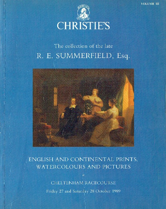 Christies October 1989 The Collection of the late R.E. Summerfield - Part- III
