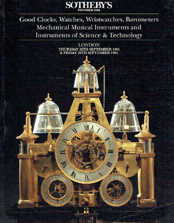 Sothebys 1995 Good Clocks Watches, Scientific Instruments
