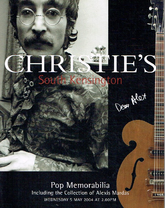 Christies May 2004 Pop Memorabilia - Alexis Mardas Collection