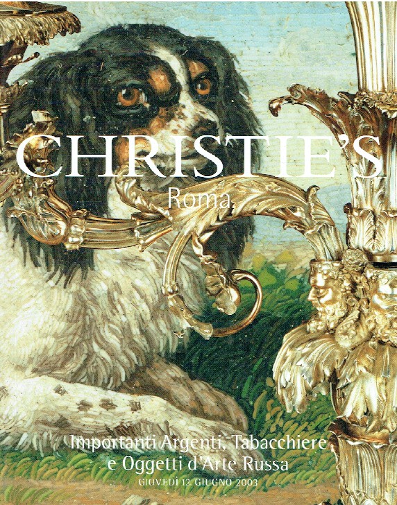 Christies June 2003 Important Silver, Snuff Boxes and Russian Works of Art