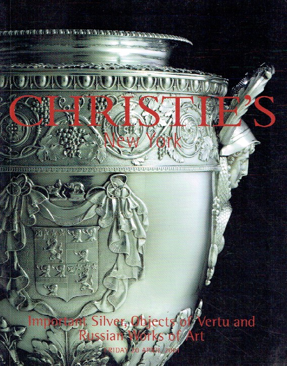 Christies April 2001 Important Silver, Objects of Vertu & Russian Works of Art