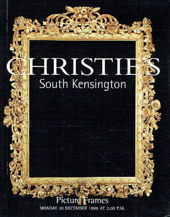 Christies December 1999 Picture Frames (Digital Only)