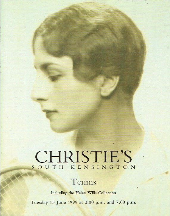 Christies June 1999 Tennis including The Helen Wills Collection