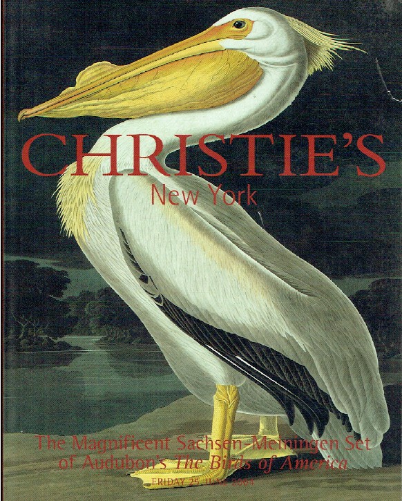 Christies June 2004 Sachsen- Meiningen Audubon's The Birds of America