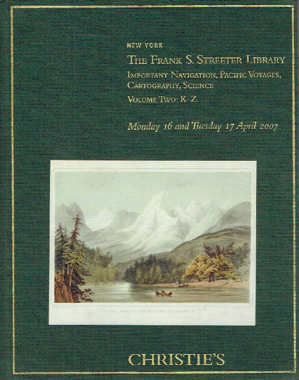 Christies April 2007 Streeter Library Important Navigation, Volume K-Z