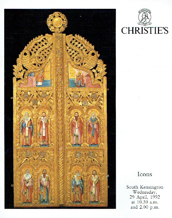 Christies April 1992 Icons