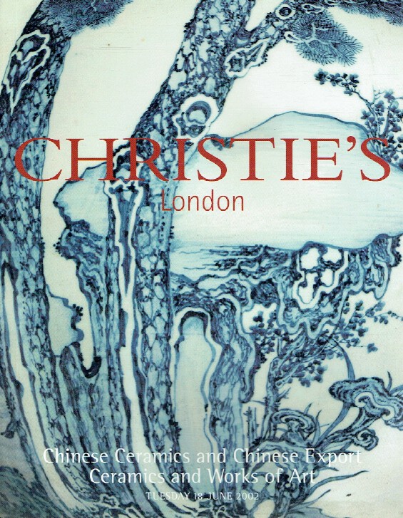 Christies June 2002 Chinese Ceramics & Chinese Export Ceramics, WOA-Digital Only