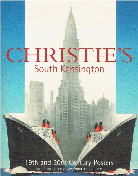 Christies February 2000 19th & 20th Century Posters