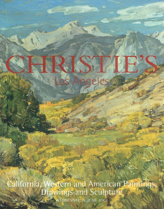 Christies June 2002 California, Western, American Paintings & Sculpture - Click Image to Close