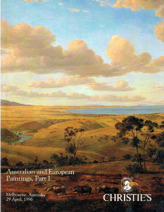 Christies April 1996 Australian & European Paintings, Part-I
