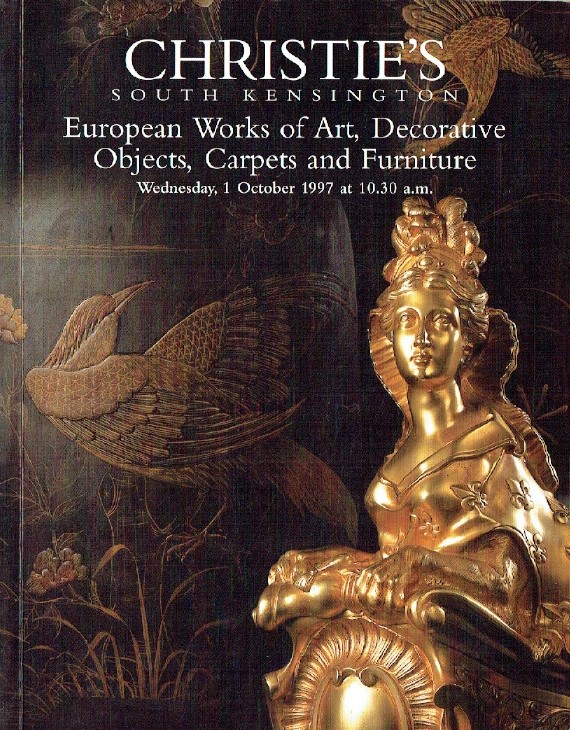 Christies October 1997 European WOA, Decorative Objects, Carpets and Furniture