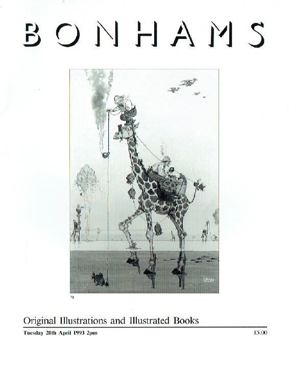 Bonhams April 1993 Original Illustrations & Illustrated Books