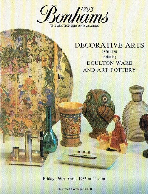Bonhams April 1985 Decorative Arts 1870 - 1980