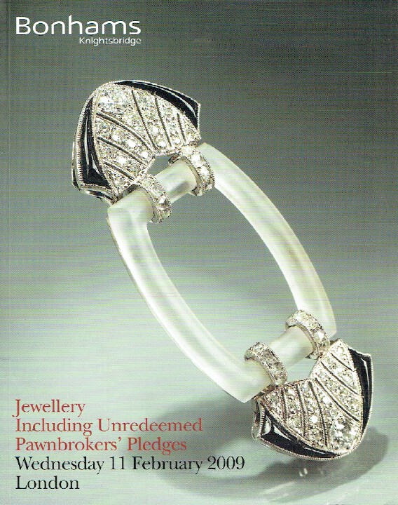 Bonhams February 2009 Jewellery including Unredeemed Pawnbroker's Pledges