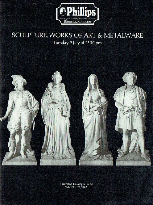 Phillips July 1985 Sculpture, Works of Art & Metalware