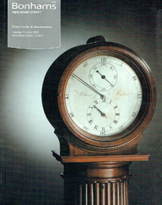 Bonhams June 2005 Fine Clocks & Barometers