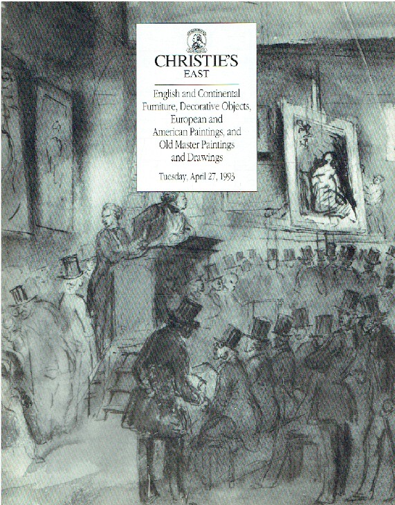 Christies April 1993 English & Continental Furniture & Old Master Paintings