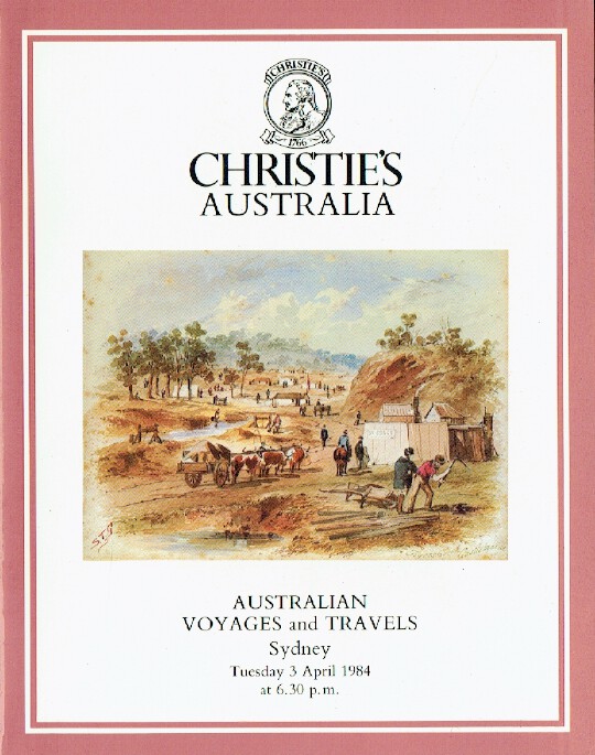 Christies April 1984 Australian Voyages and Travels