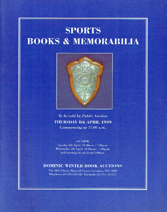 Dominic Winter April 1999 Sports Books & Memorabilia